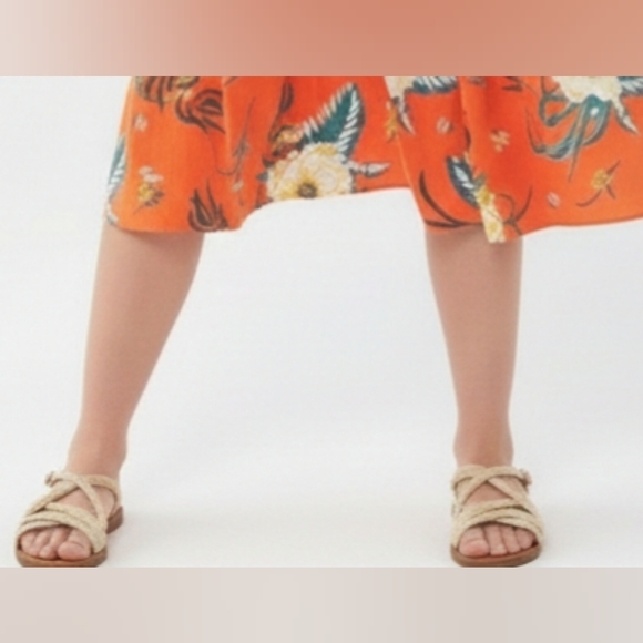 NWT Universal Threads Serena Nautical Rope Sandals Vegan Leather Flats - Picture 8 of 9